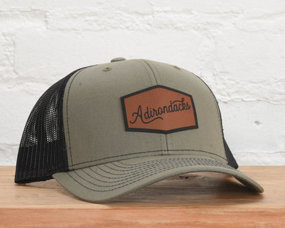 Adirondacks New York Script Snapback