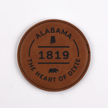 Load image into Gallery viewer, Alabama PU Leather Coasters