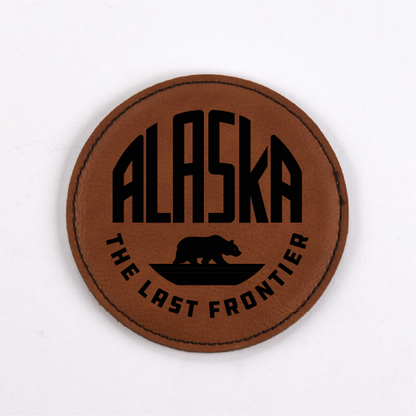 Alaska PU Leather Coasters