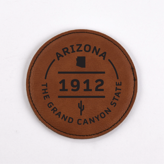 Arizona PU Leather Coasters