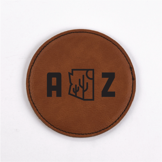 Arizona PU Leather Coasters