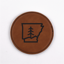 Load image into Gallery viewer, Arkansas PU Leather Coasters