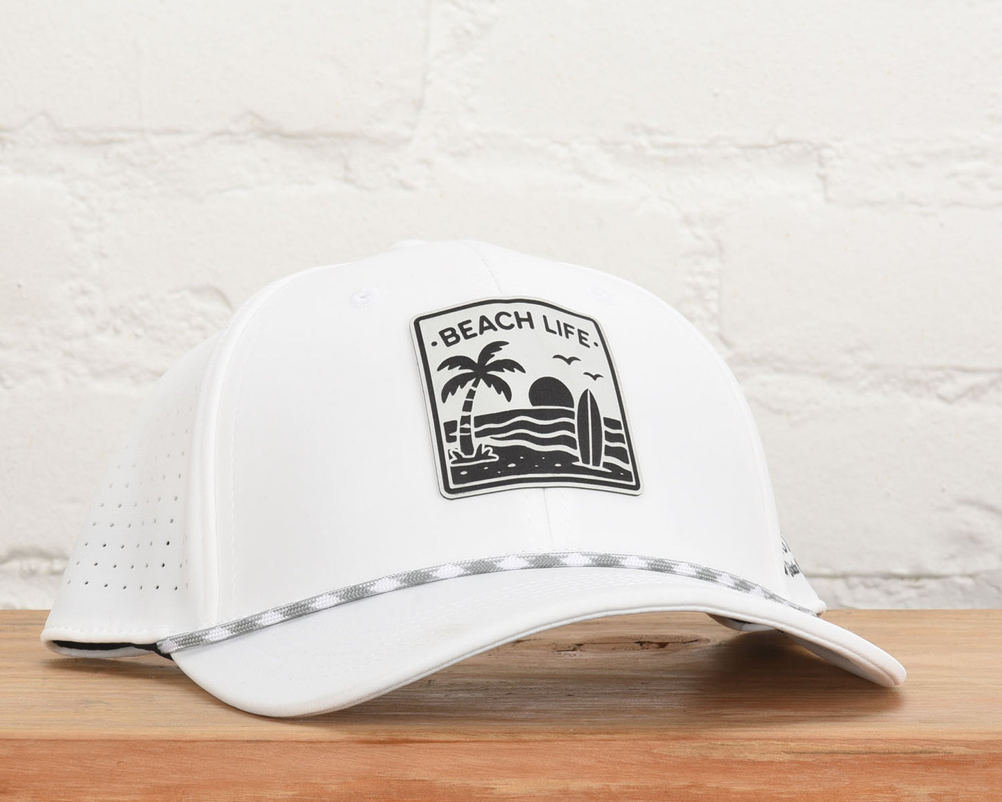 Beach Life Leather Patch Performance Dri-Fit Hat