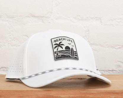 Beach Life Leather Patch Performance Dri-Fit Hat