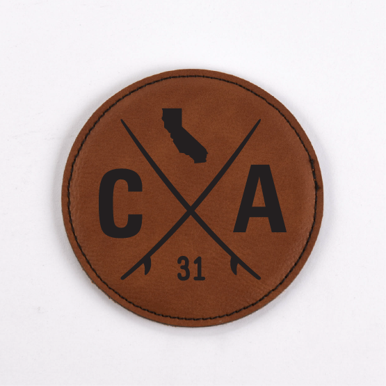 California PU Leather Coasters