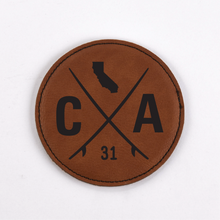 Load image into Gallery viewer, California PU Leather Coasters