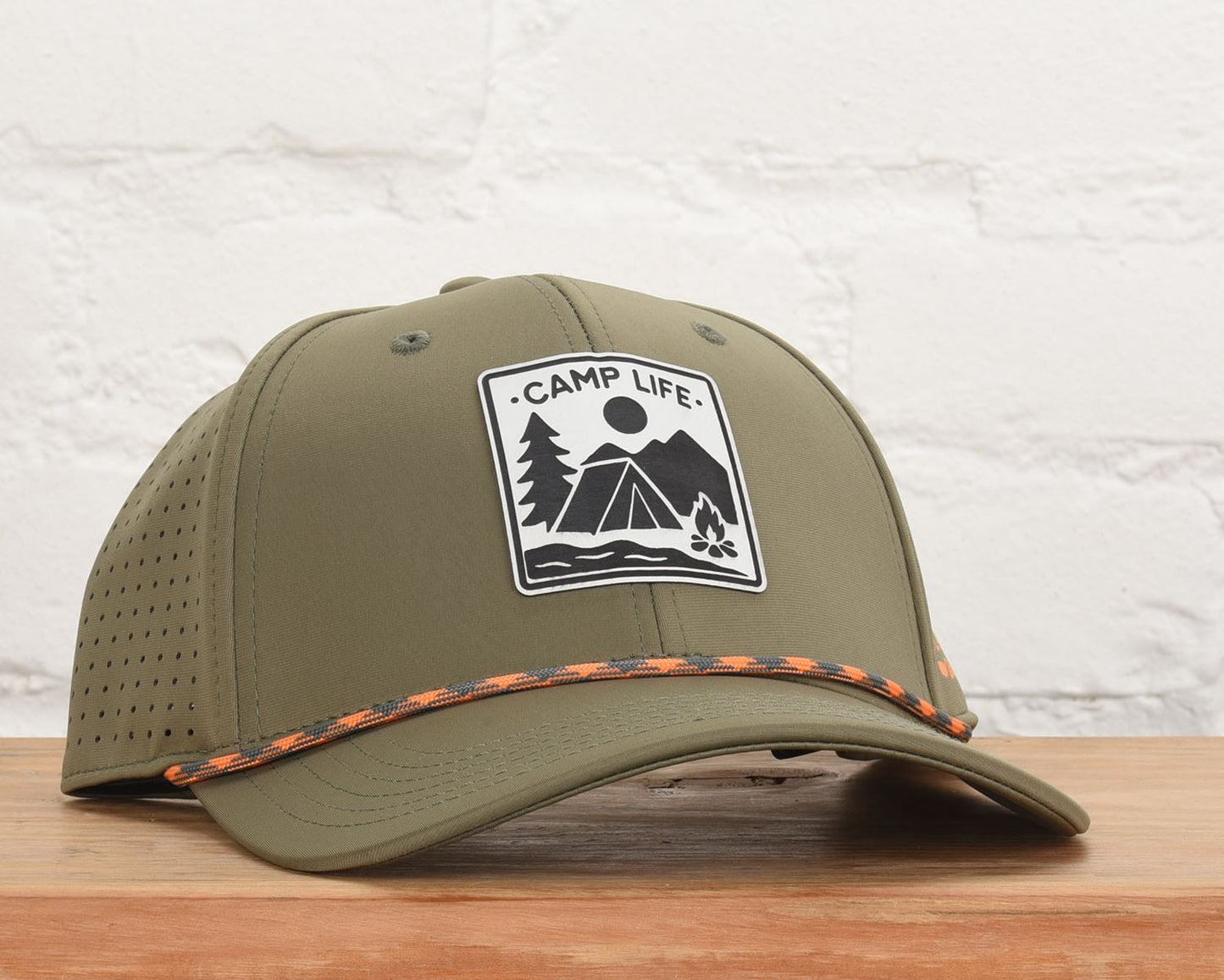 Camp life Leather Patch Performance Dri-Fit Hat