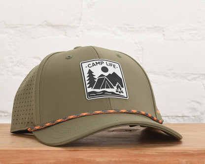 Camp life Leather Patch Performance Dri-Fit Hat