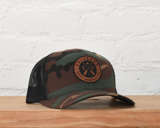 Colorado Paddles Leather Patch Snapback