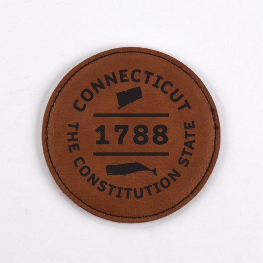 Connecticut PU Leather Coasters