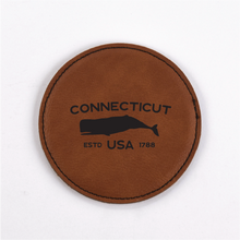 Load image into Gallery viewer, Connecticut PU Leather Coasters