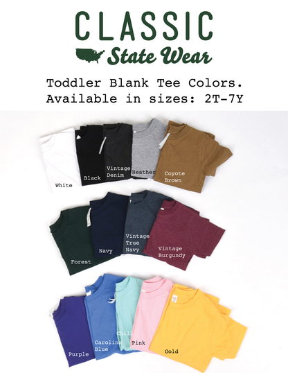 Custom Retro Script Toddler Tee