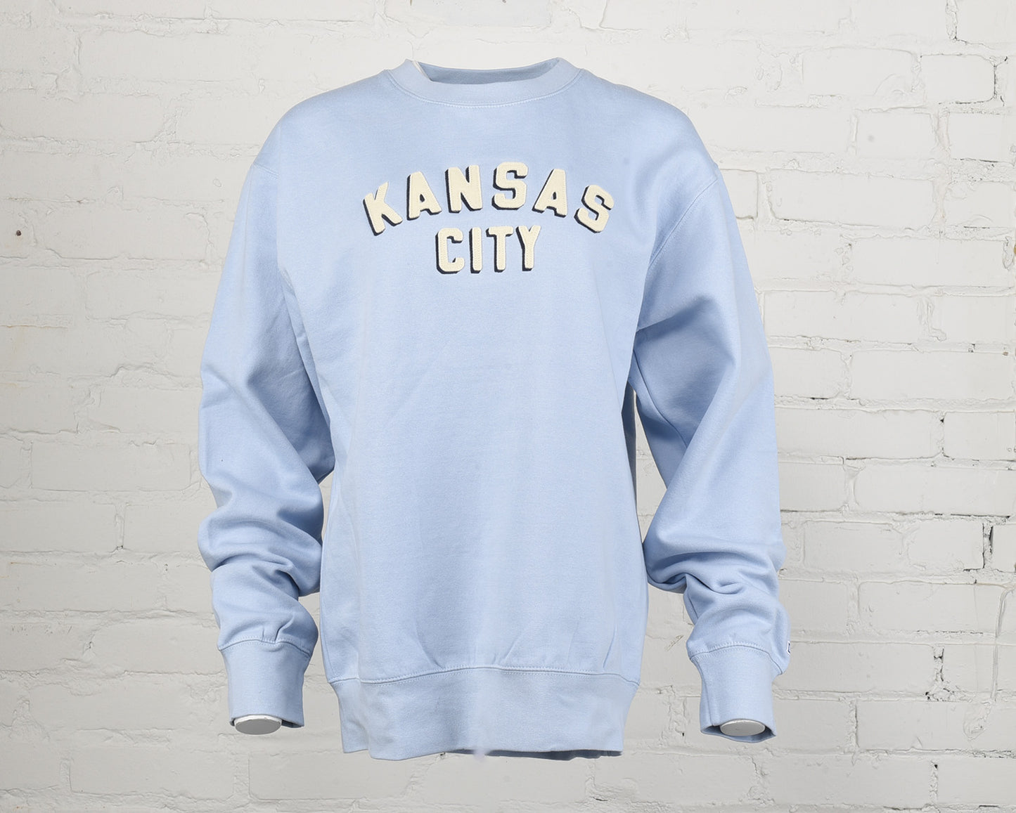 Kansas City Felt Embroidery Crewneck