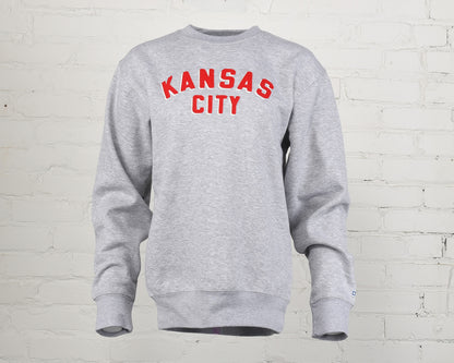 Kansas City Felt Embroidery Crewneck