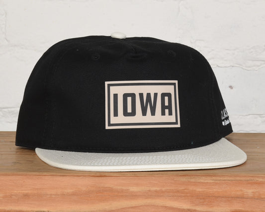Iowa Fan Leather Patch Two Tone Snapback