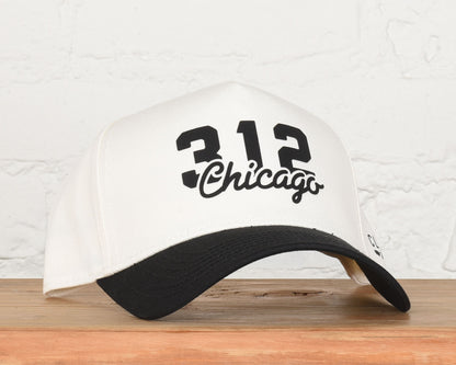 Illinois 312 Area Code Two Tone Snapback