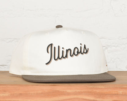 Illinois Script Two Tone Snapback