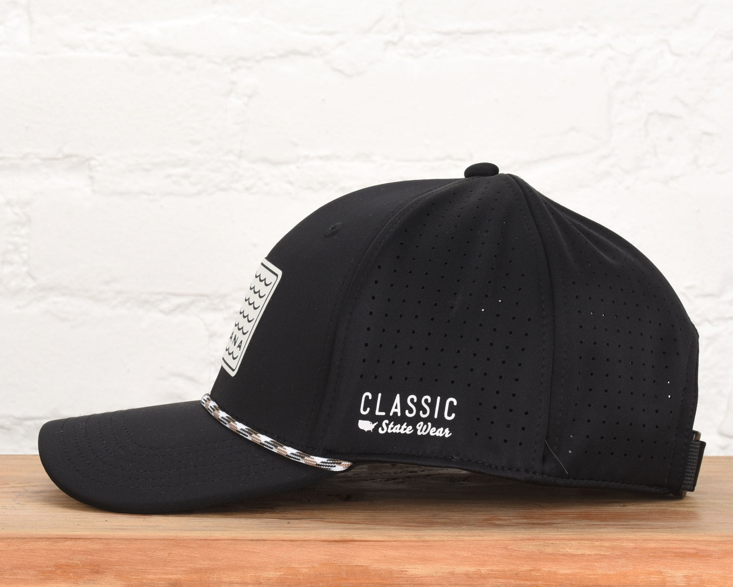 Idaho Water Waves Leather Patch Performance Dri-Fit Hat