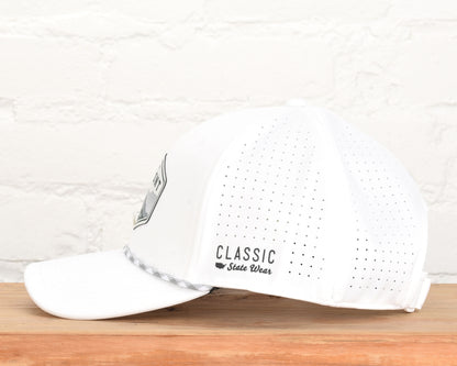 Idaho Water Waves Leather Patch Performance Dri-Fit Hat