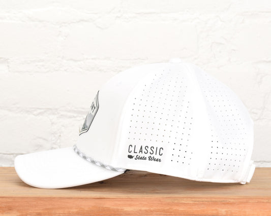 Wisconsin Water Waves Leather Patch Performance Dri-Fit Hat