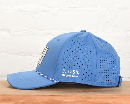Idaho Water Waves Leather Patch Performance Dri-Fit Hat
