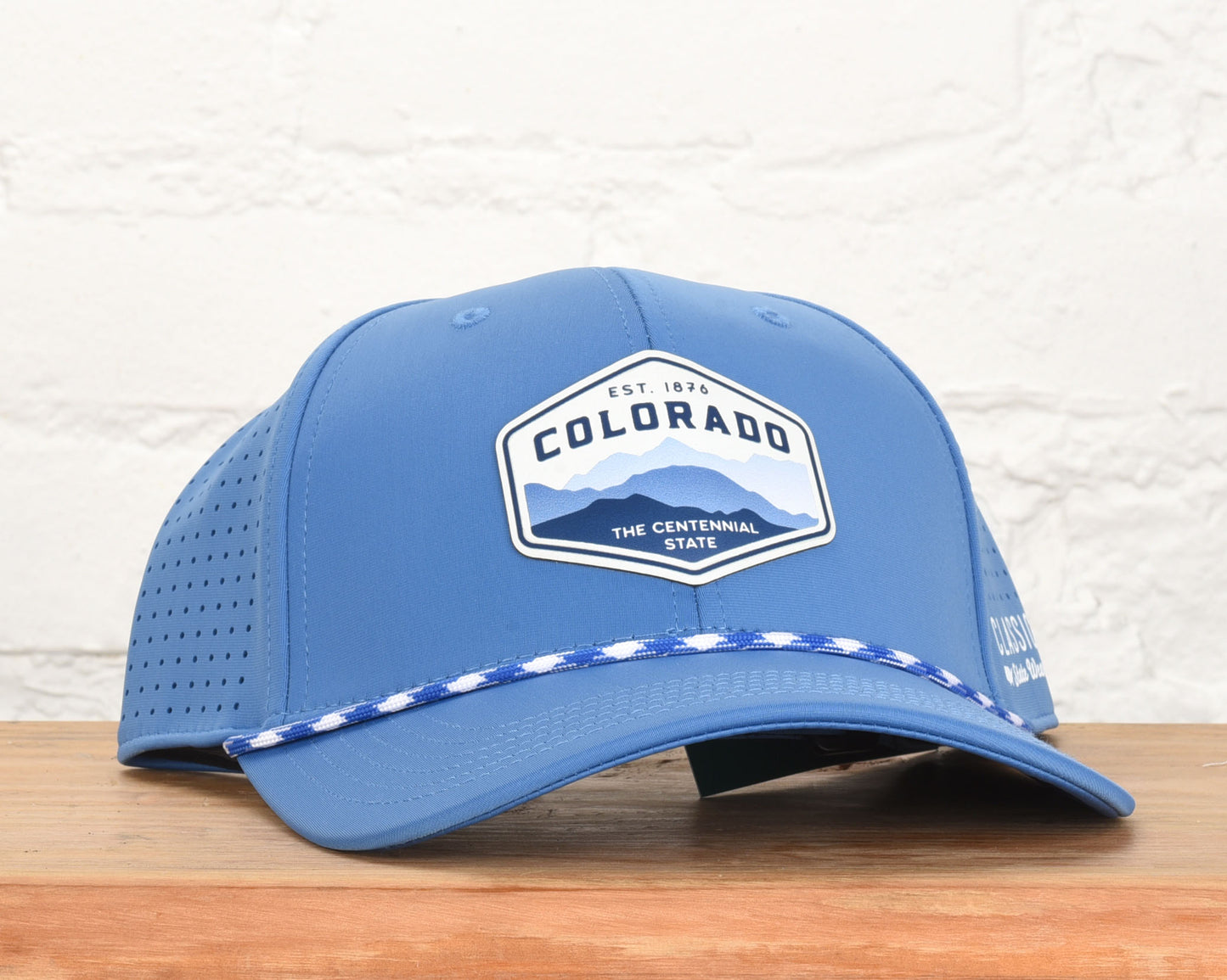 Colorado Mnts Printed Leather Patch Performance Dri-Fit Hat