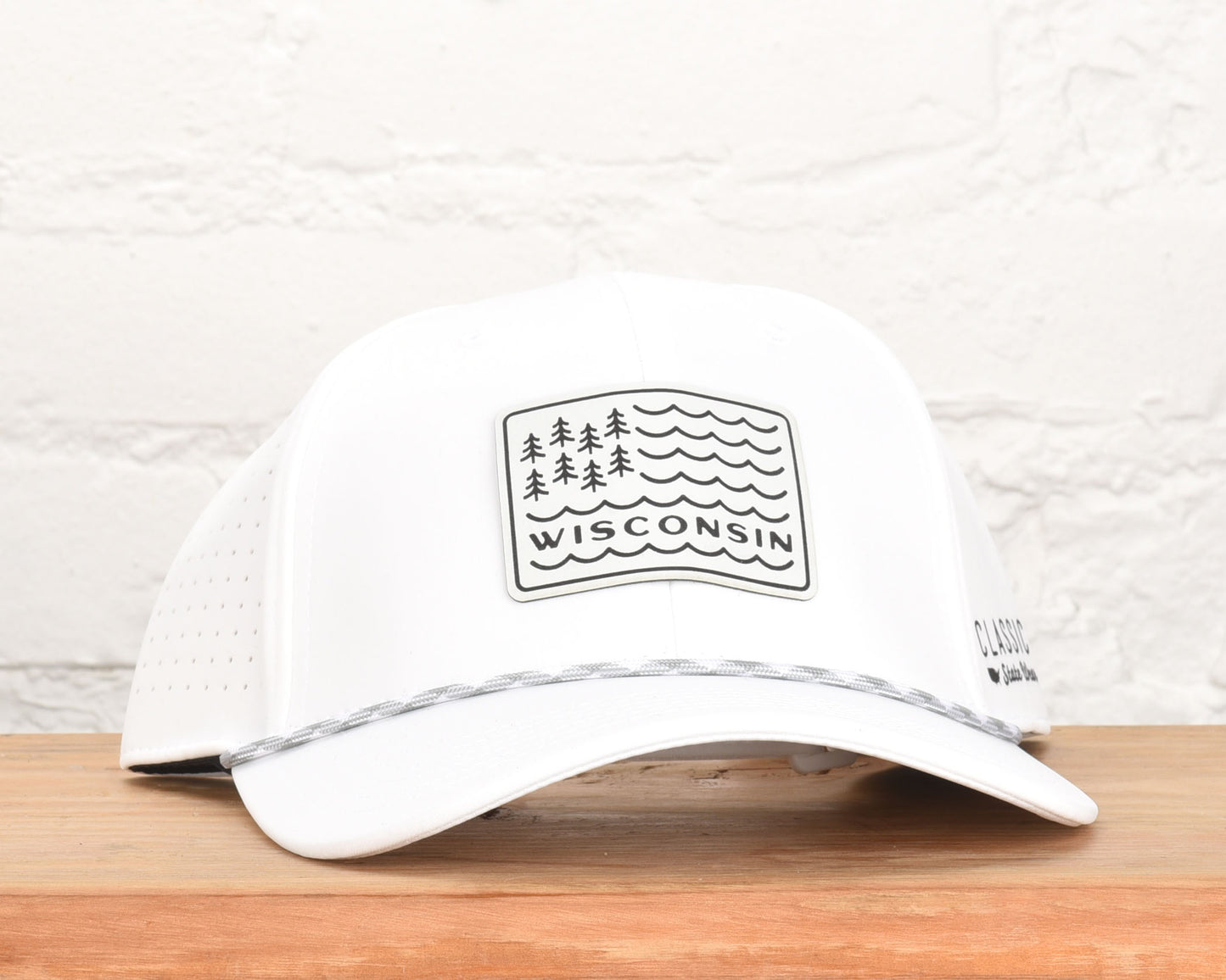 Idaho Water Waves Leather Patch Performance Dri-Fit Hat
