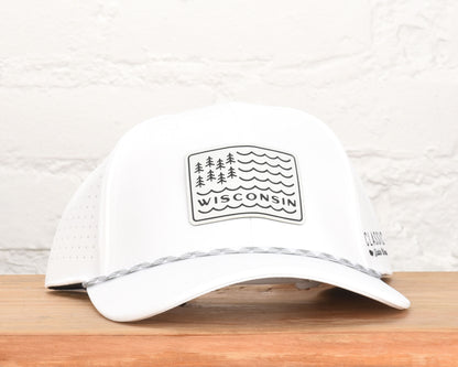 Idaho Water Waves Leather Patch Performance Dri-Fit Hat