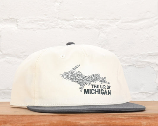 Michigan (the U.P.) Two Tone Unstructured Cap