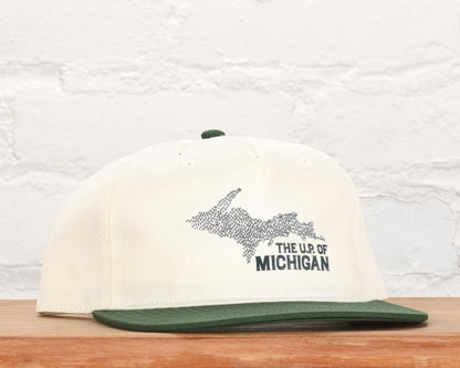 Michigan (the U.P.) Two Tone Unstructured Cap