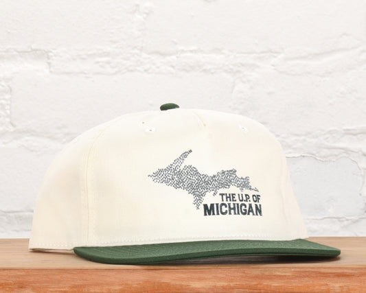 Michigan (the U.P.) Two Tone Unstructured Cap