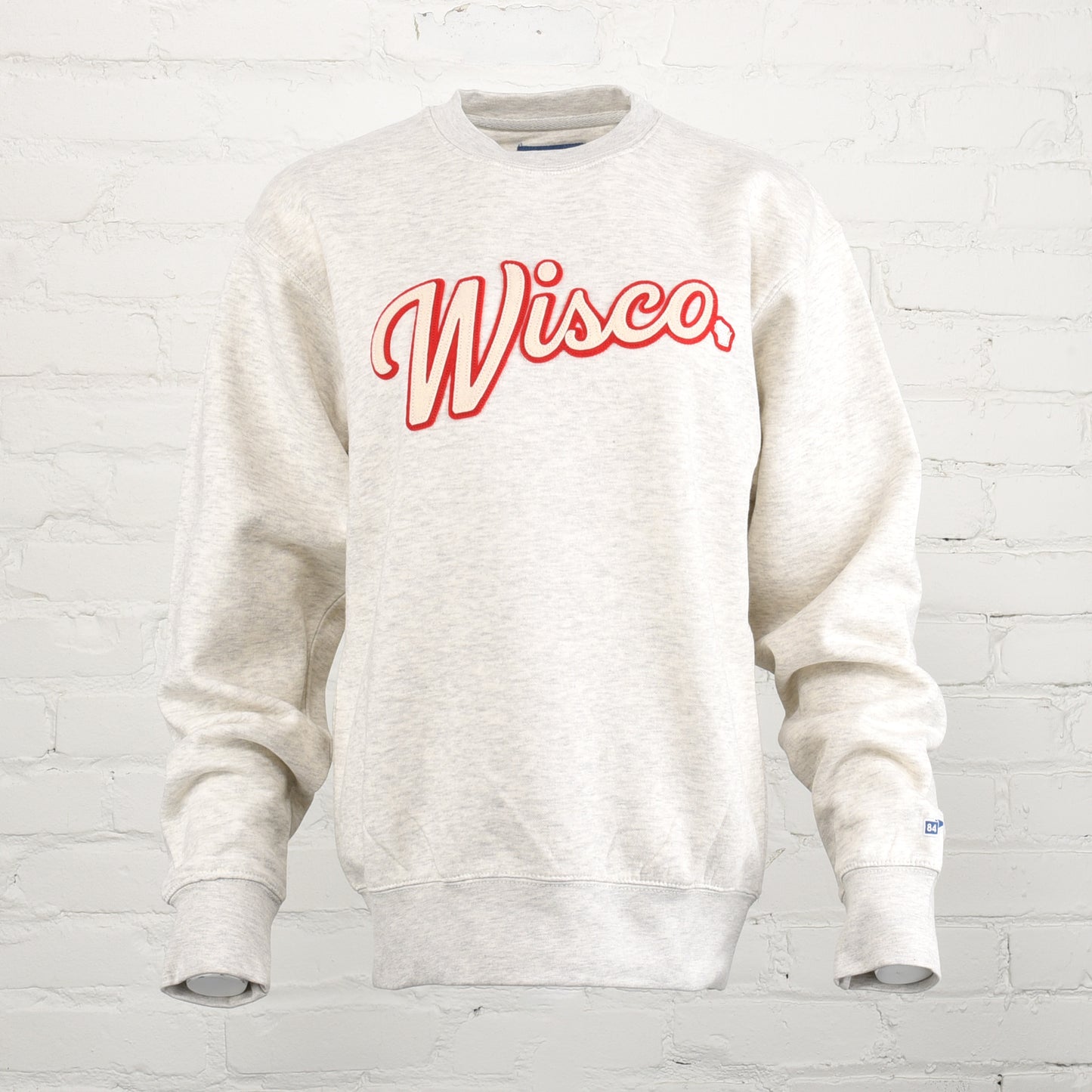 Wisco Felt Embroidery Crewneck