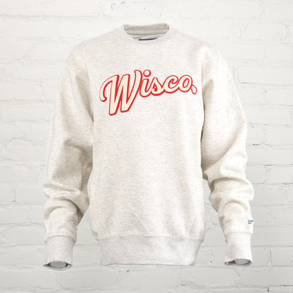 Wisco Felt Embroidery Crewneck