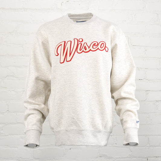 Wisco Felt Embroidery Crewneck