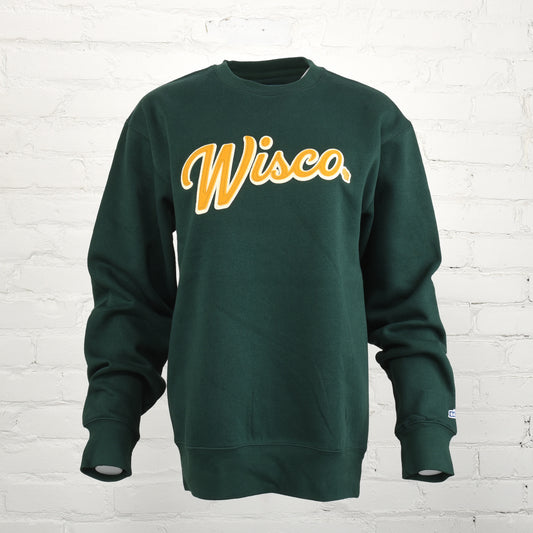 Wisco Felt Embroidery Crewneck