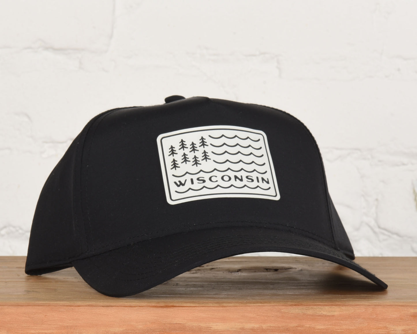 Wisconsin Water Waves Flag Sporty Snapback