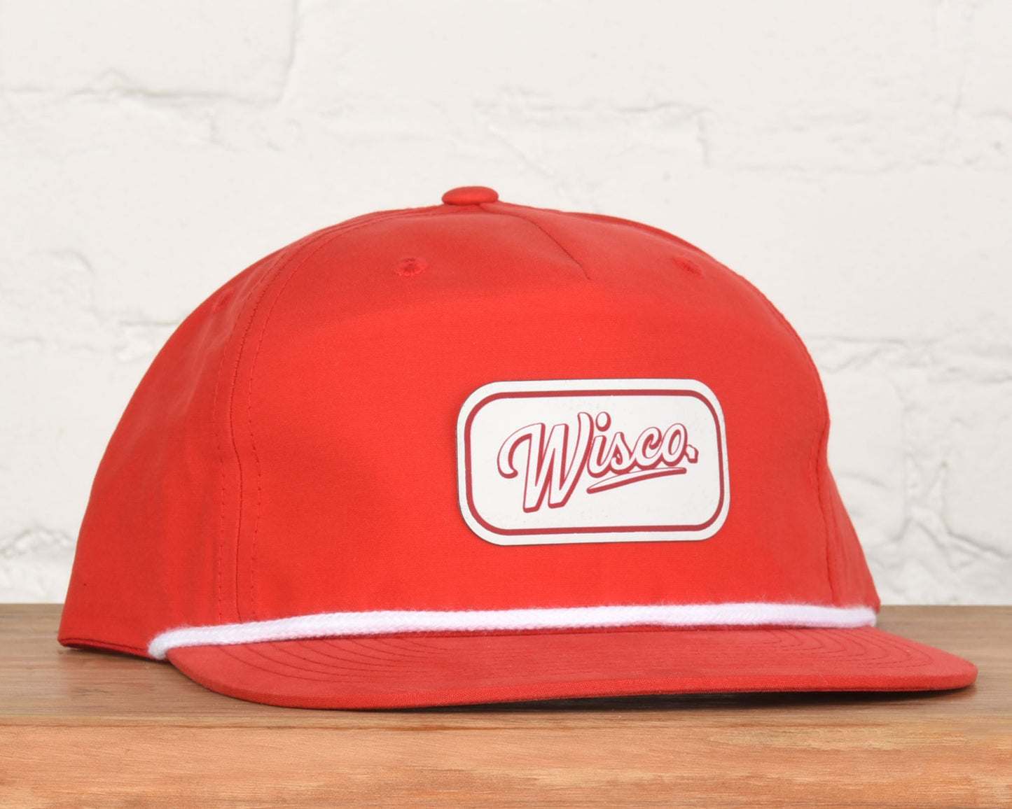 Wisconsin Wisco Script Rope Snapback