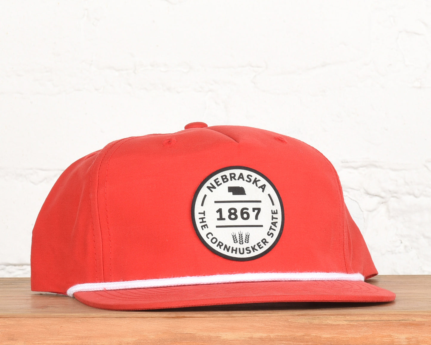 Nebraska 1867 PU Leather Dri-Fit Rope Snapback