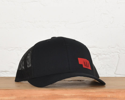 Nebraska Braided Wheat Snapback