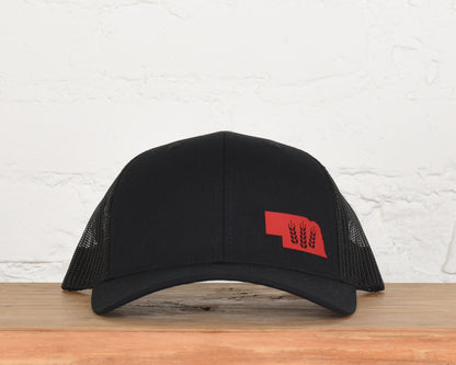 Nebraska Braided Wheat Snapback