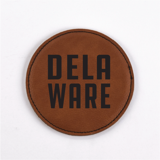 Delaware PU Leather Coasters