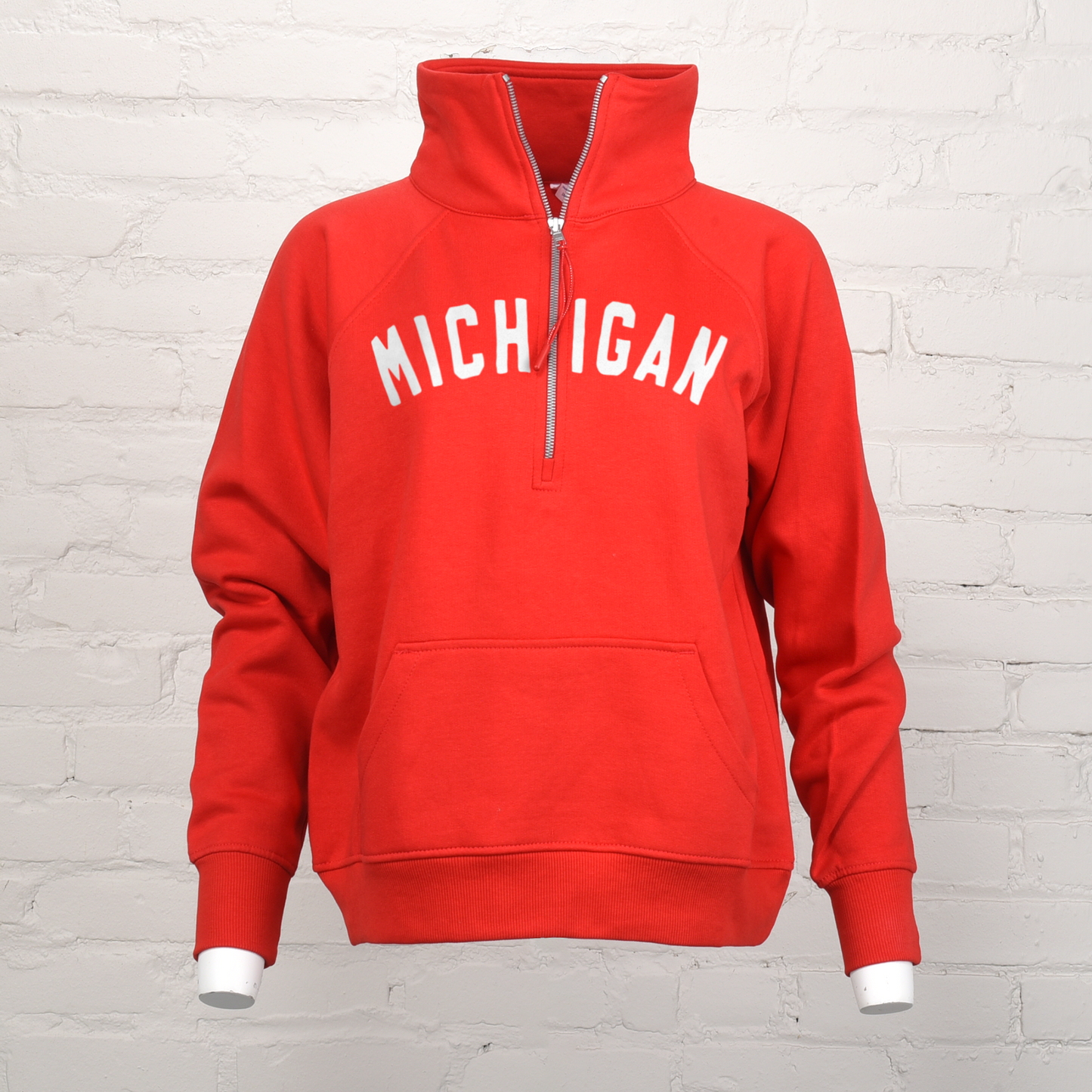 Michigan Boxy 1/2 Zip Sweatshirt