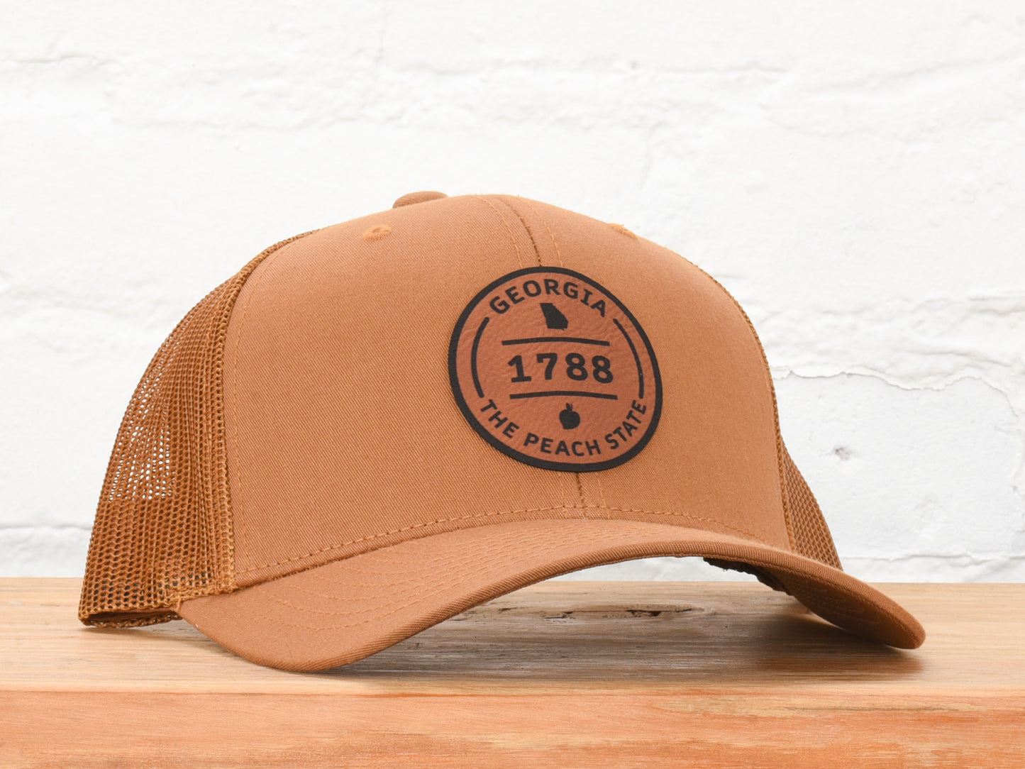 Georgia Peach State PU Leather Snapback