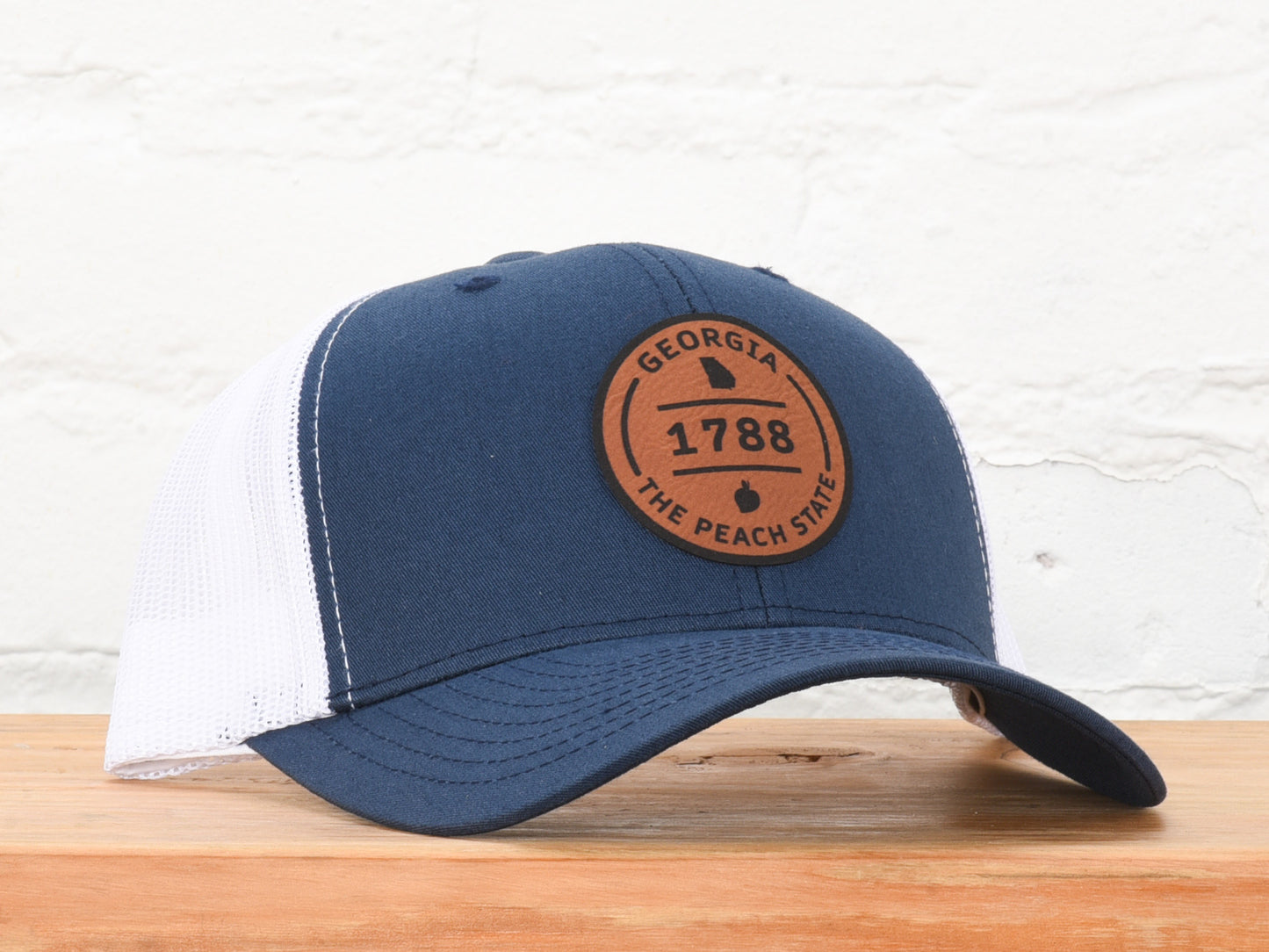 Georgia Peach State PU Leather Snapback