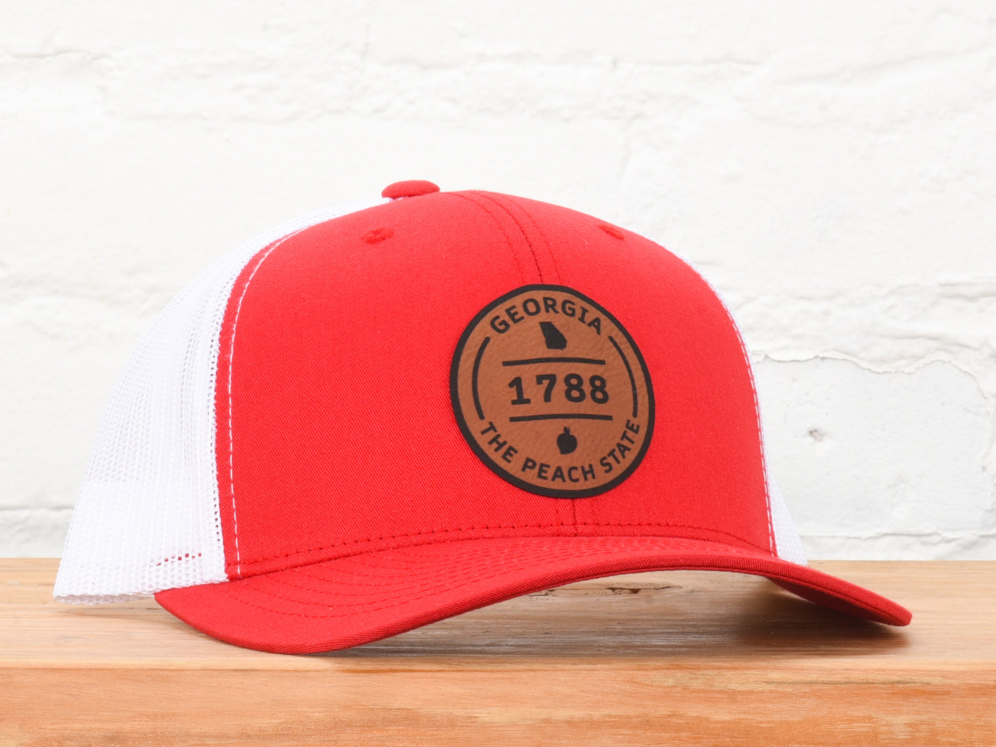 Georgia Peach State PU Leather Snapback