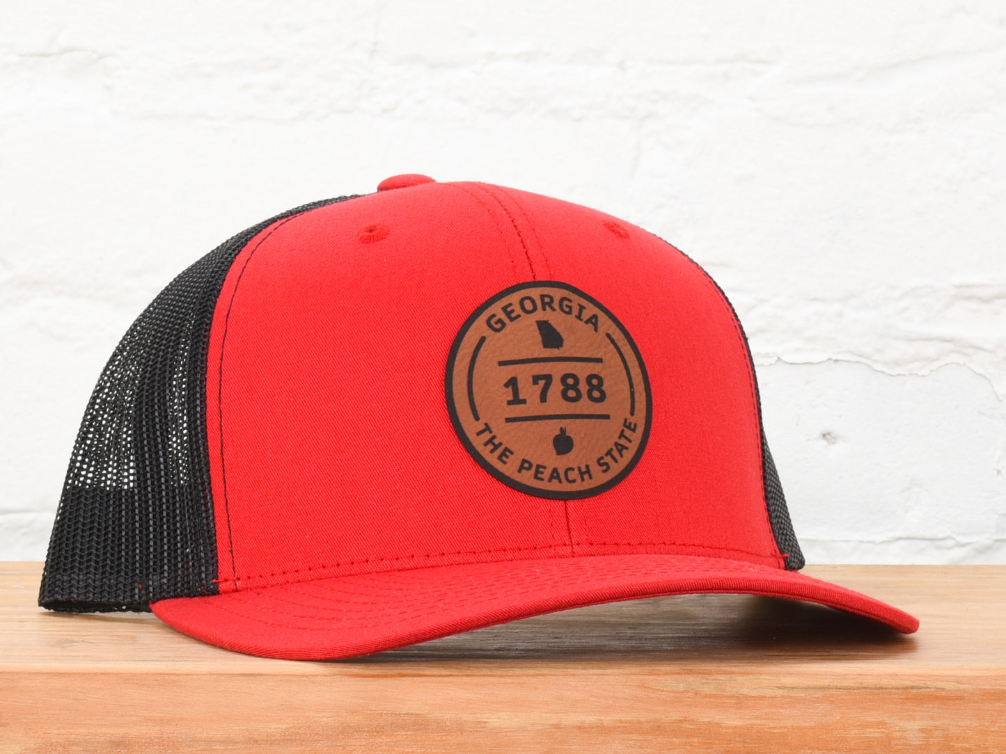 Georgia Peach State PU Leather Snapback