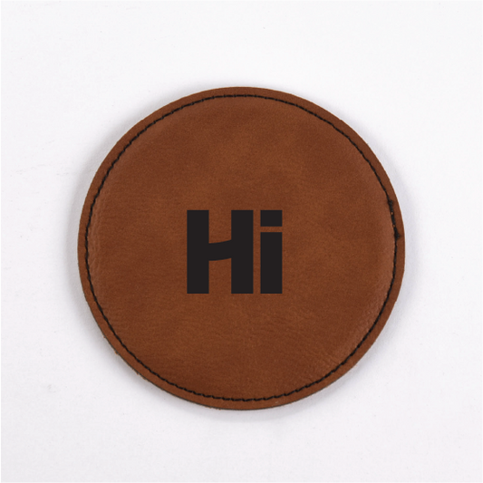 Hawaii PU Leather Coasters