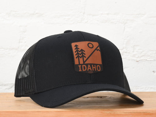 Idaho Mts & Trees Badge Snapback