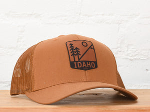 Idaho Mts & Trees Badge Snapback