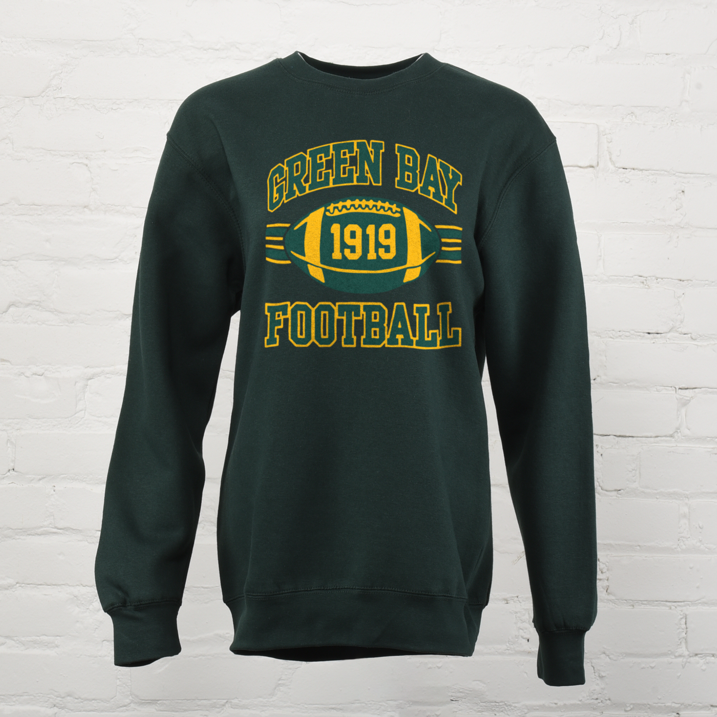 Wisconsin Unisex GB Football Crewneck